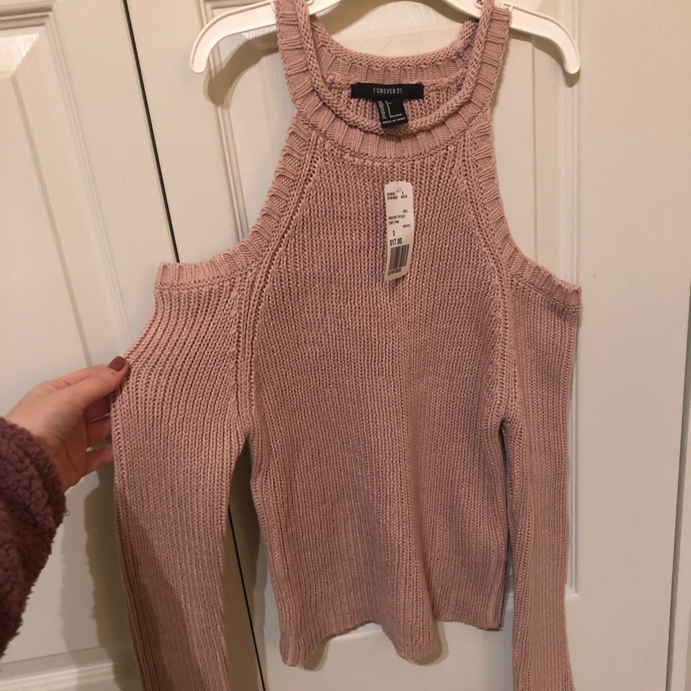 forever 21 off shoulder sweater